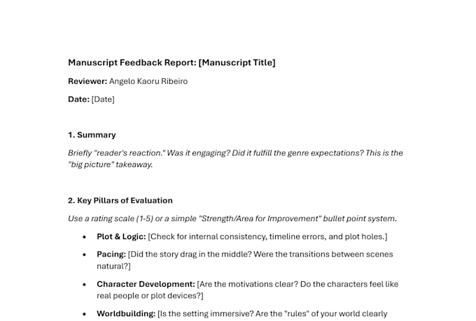 elevate your manuscript with expert feedback